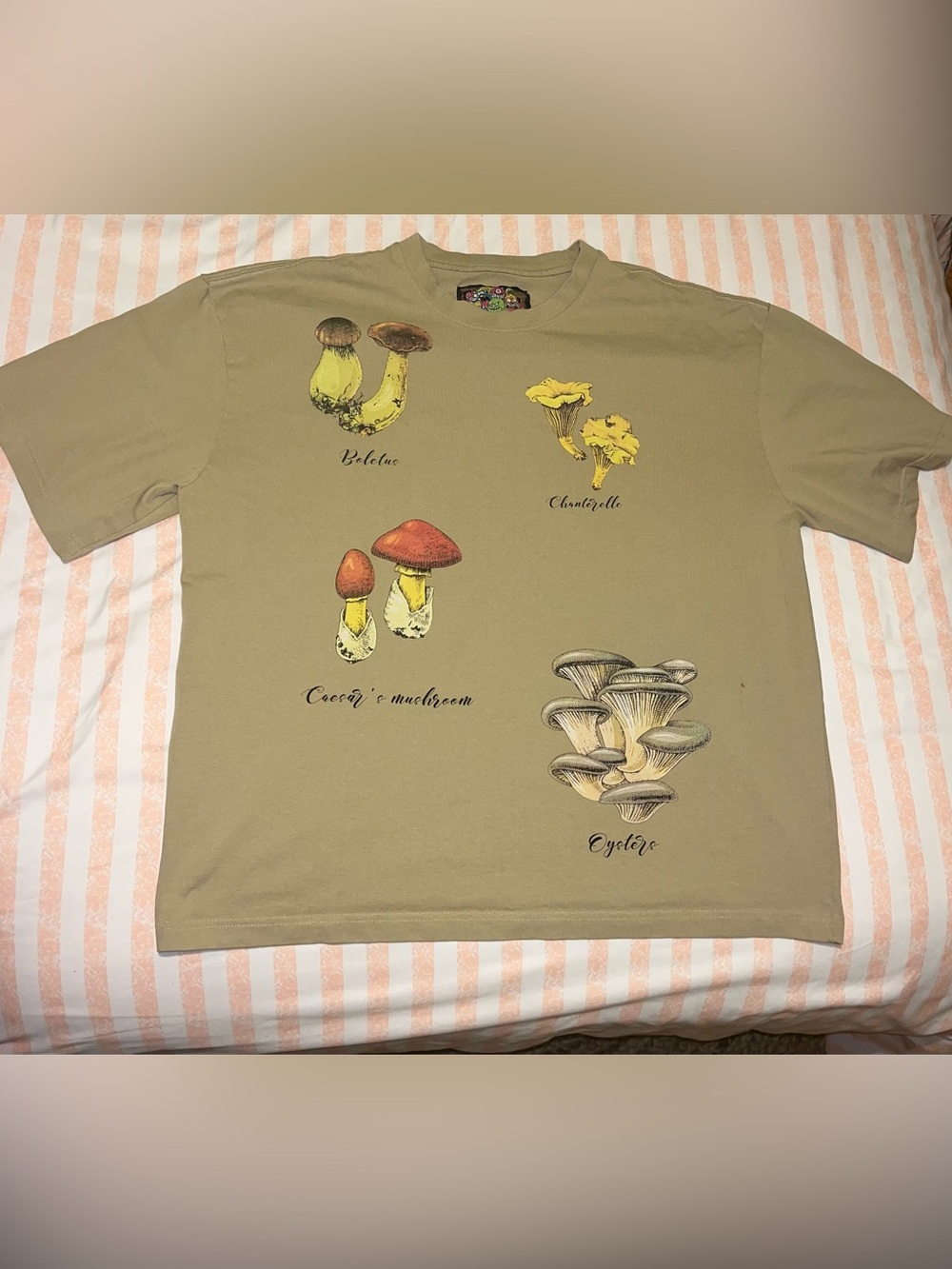 Mushroom Graphic Short Sleeve Tee